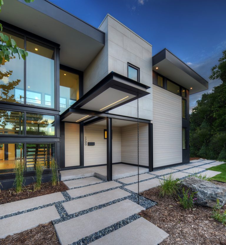 Schneider Residence Architectural Entryway